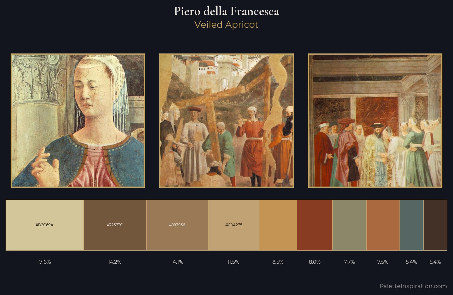 Piero della Francesca Palette 5 — Veiled Apricot