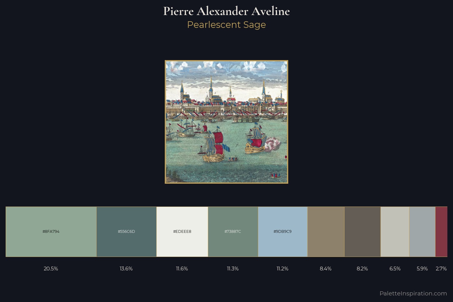 Pierre Alexander Aveline Master Palette — Pearlescent Sage