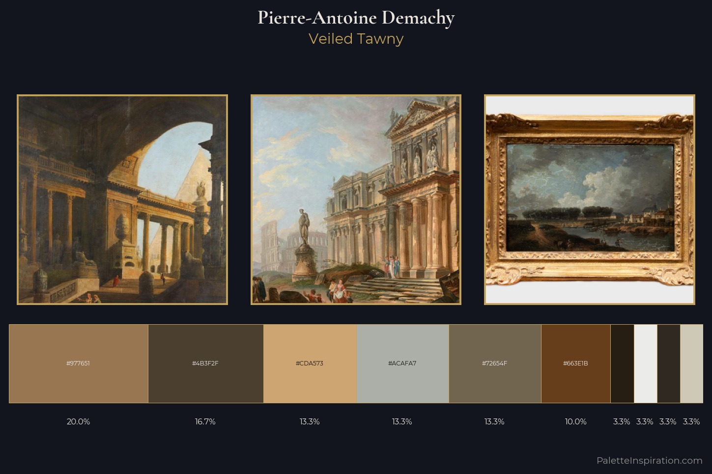 Pierre-Antoine Demachy Master Palette — Veiled Tawny