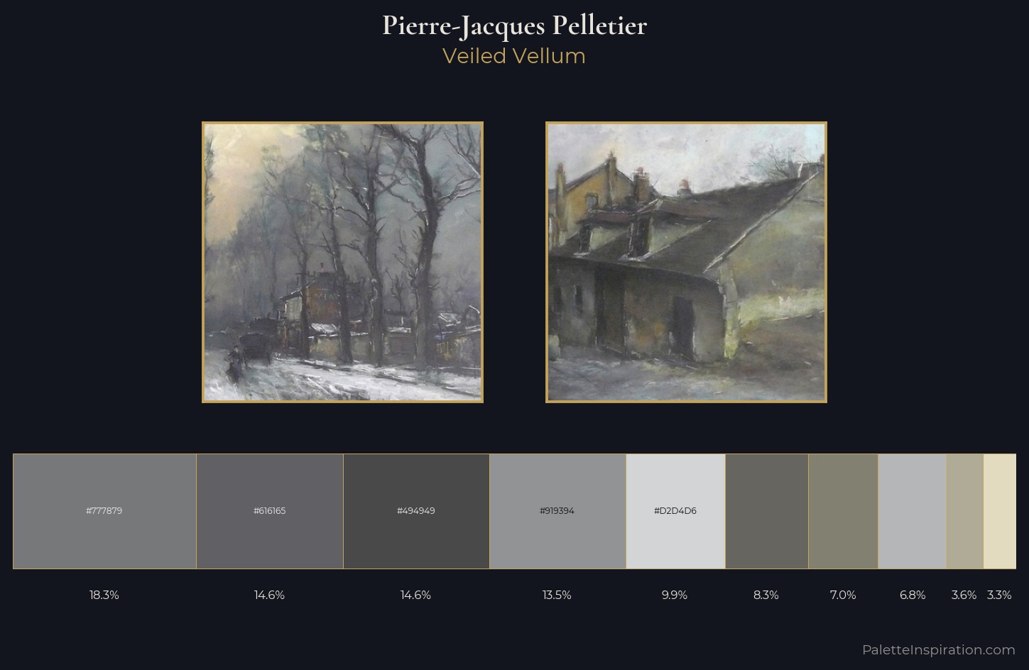 Pierre-Jacques Pelletier Palette 2 — Veiled Vellum