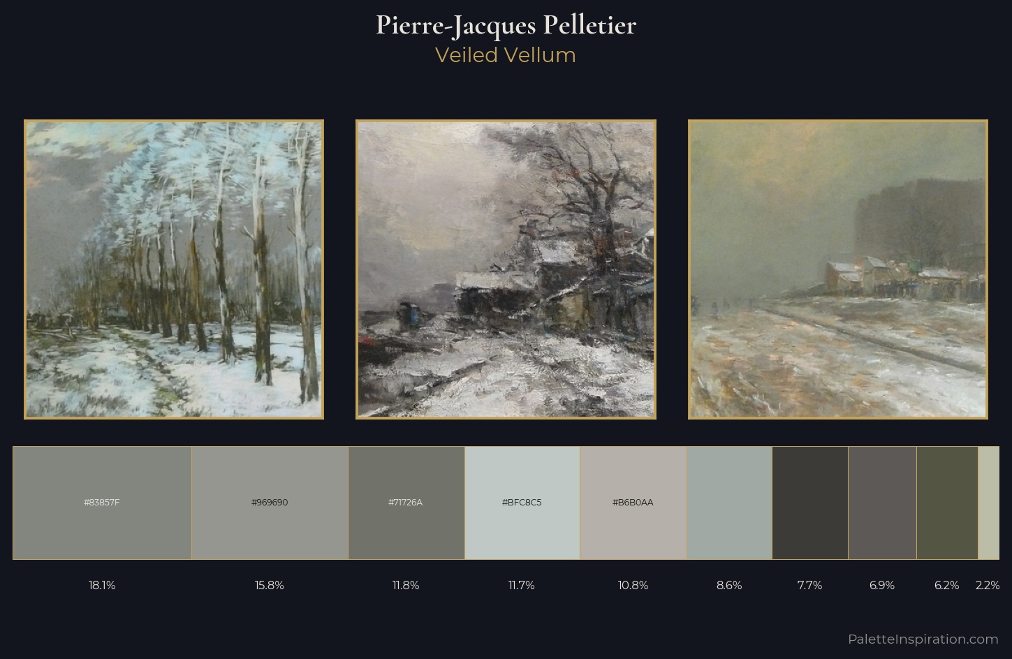 Pierre-Jacques Pelletier Palette 4 — Veiled Vellum