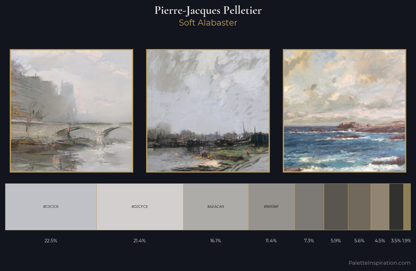 Pierre-Jacques Pelletier Palette 5 — Soft Alabaster