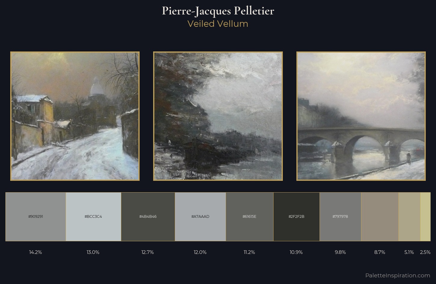 Pierre-Jacques Pelletier Palette 6 — Veiled Vellum