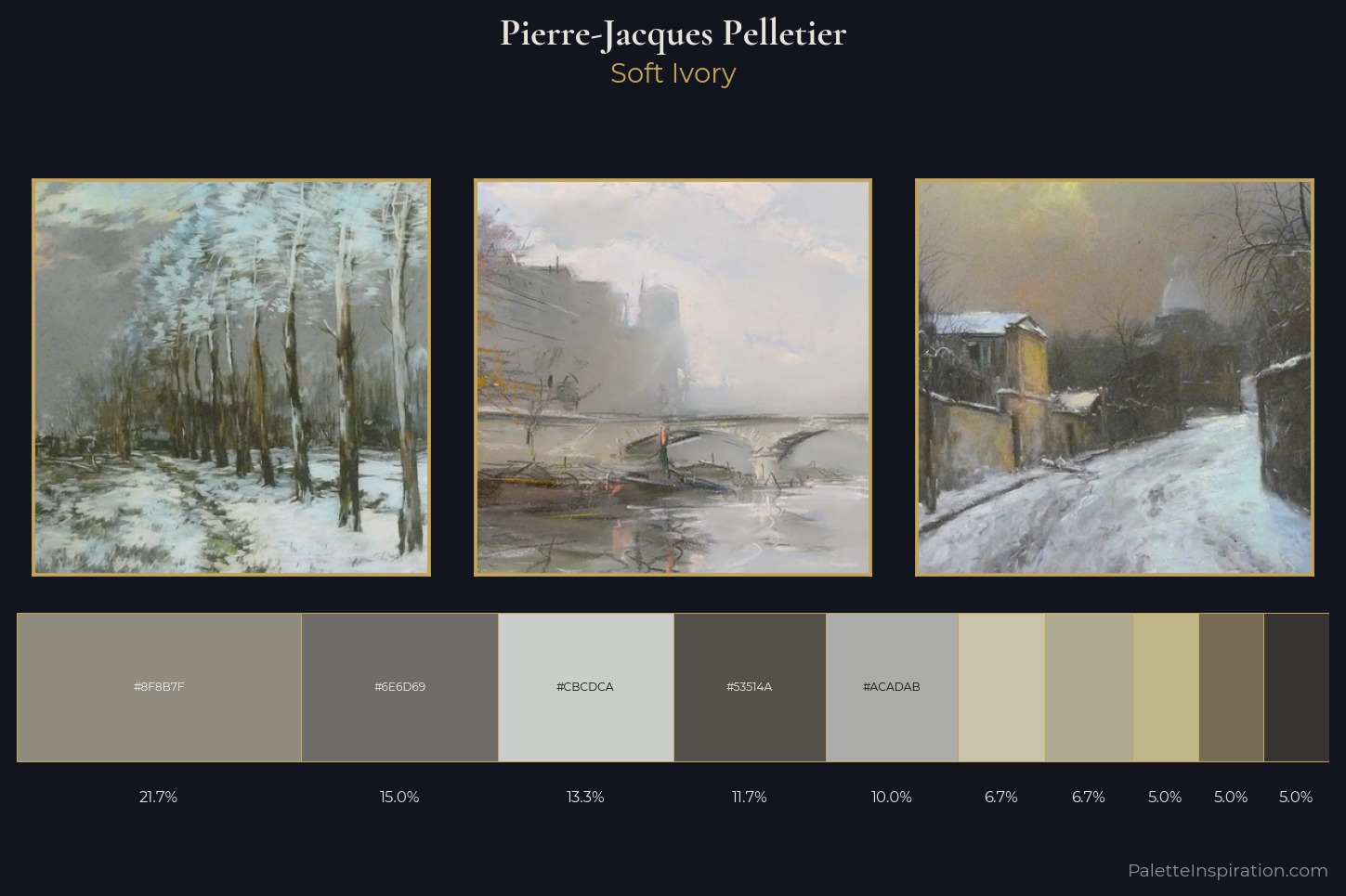 Pierre-Jacques Pelletier Master Palette