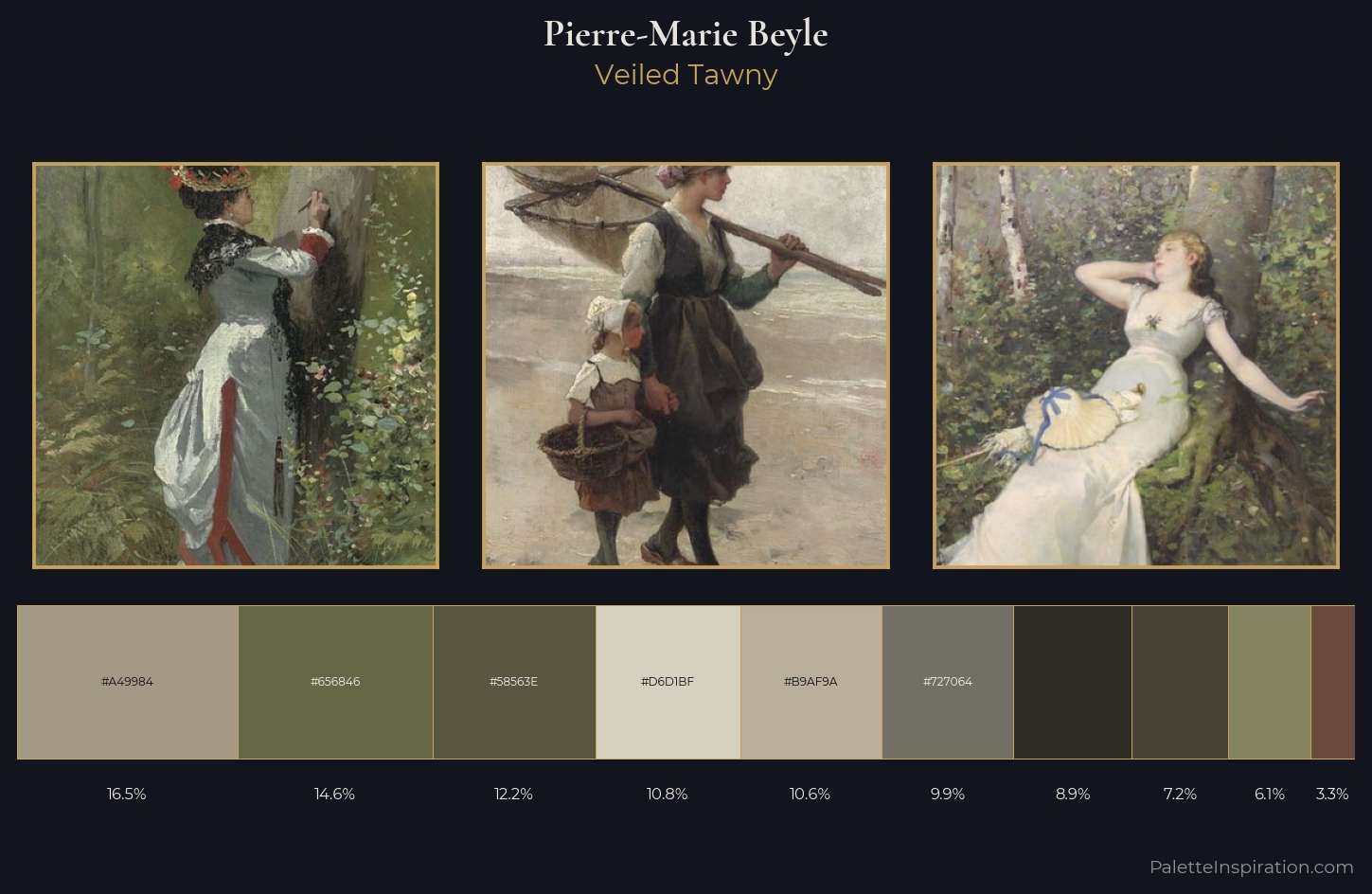 Pierre-Marie Beyle Palette 3 — Veiled Tawny