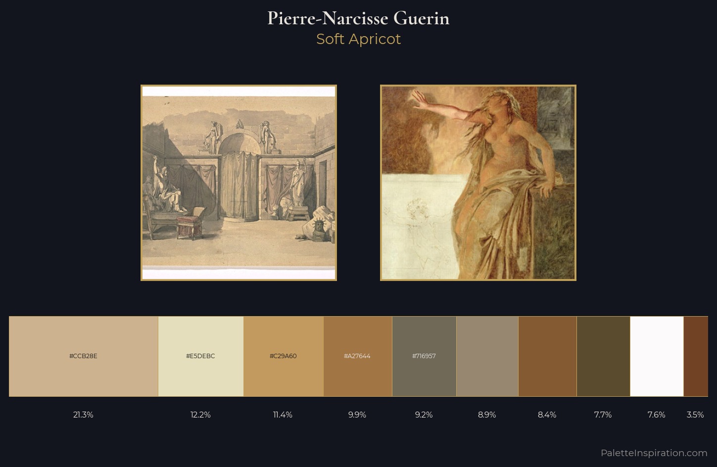 Pierre-Narcisse Guerin Palette 1 — Soft Apricot