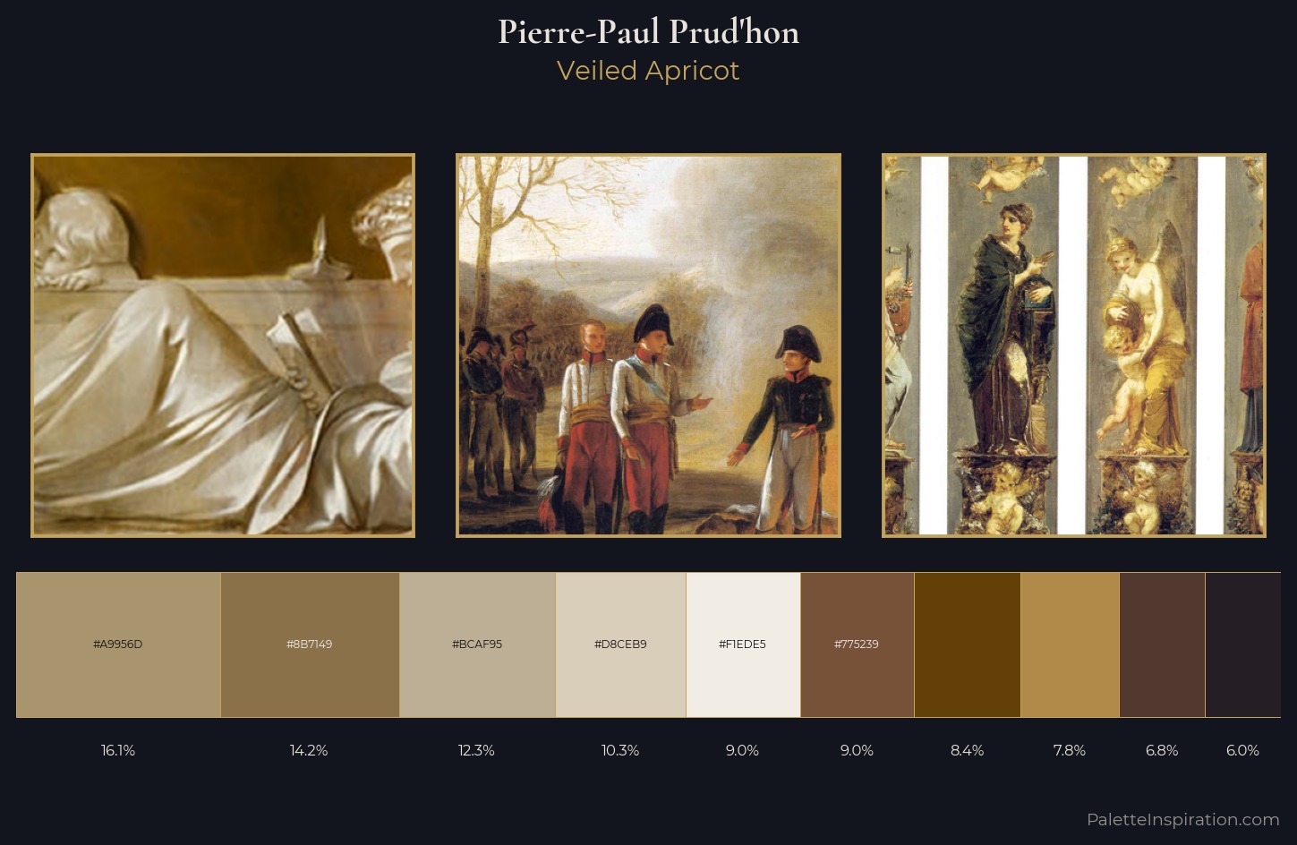 Pierre-Paul Prud'hon Palette 3 — Veiled Apricot