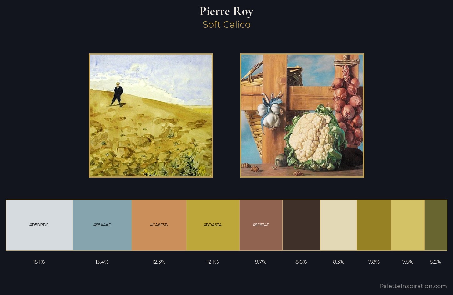 Pierre Roy Palette 1 — Soft Calico