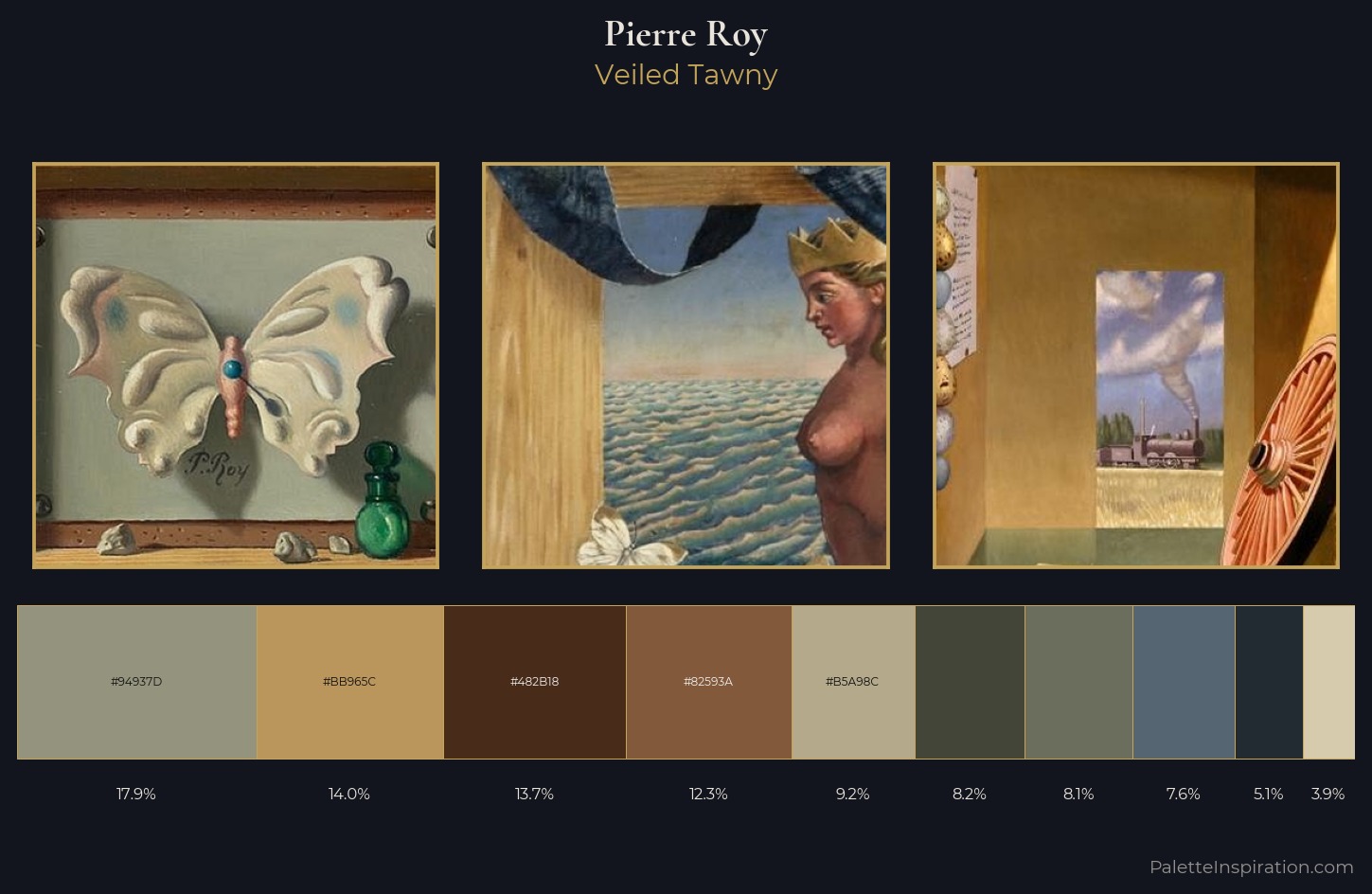 Pierre Roy Palette 4 — Veiled Tawny