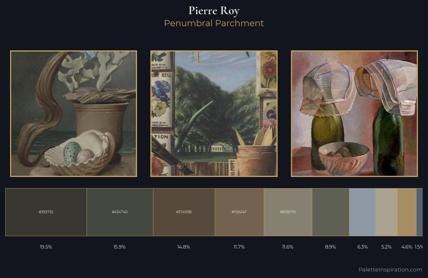 Pierre Roy Palette 5 — Penumbral Parchment
