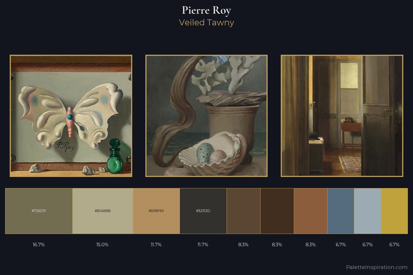 Pierre Roy Master Palette — Veiled Tawny