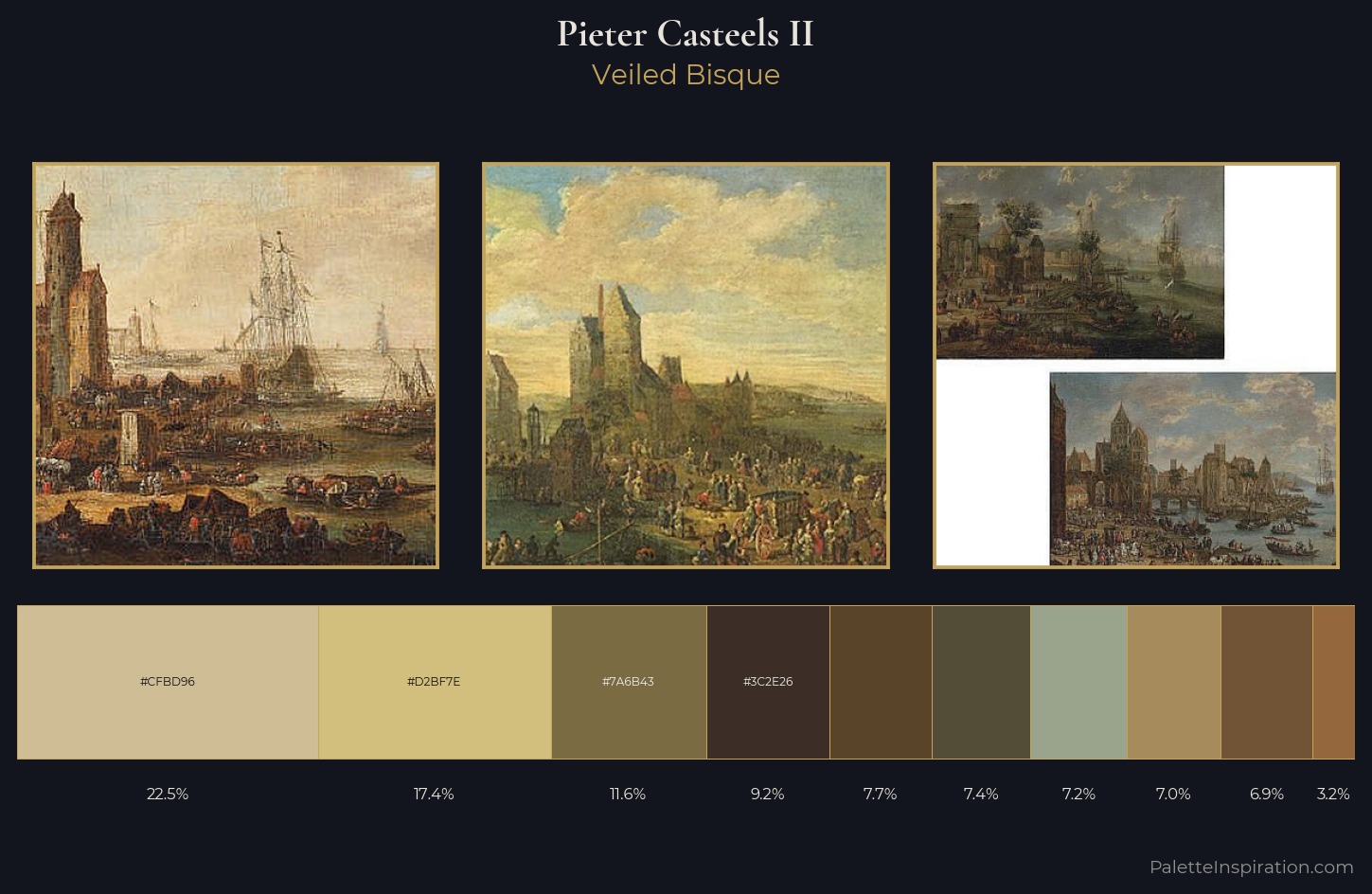 Pieter Casteels II Palette 2 — Veiled Bisque