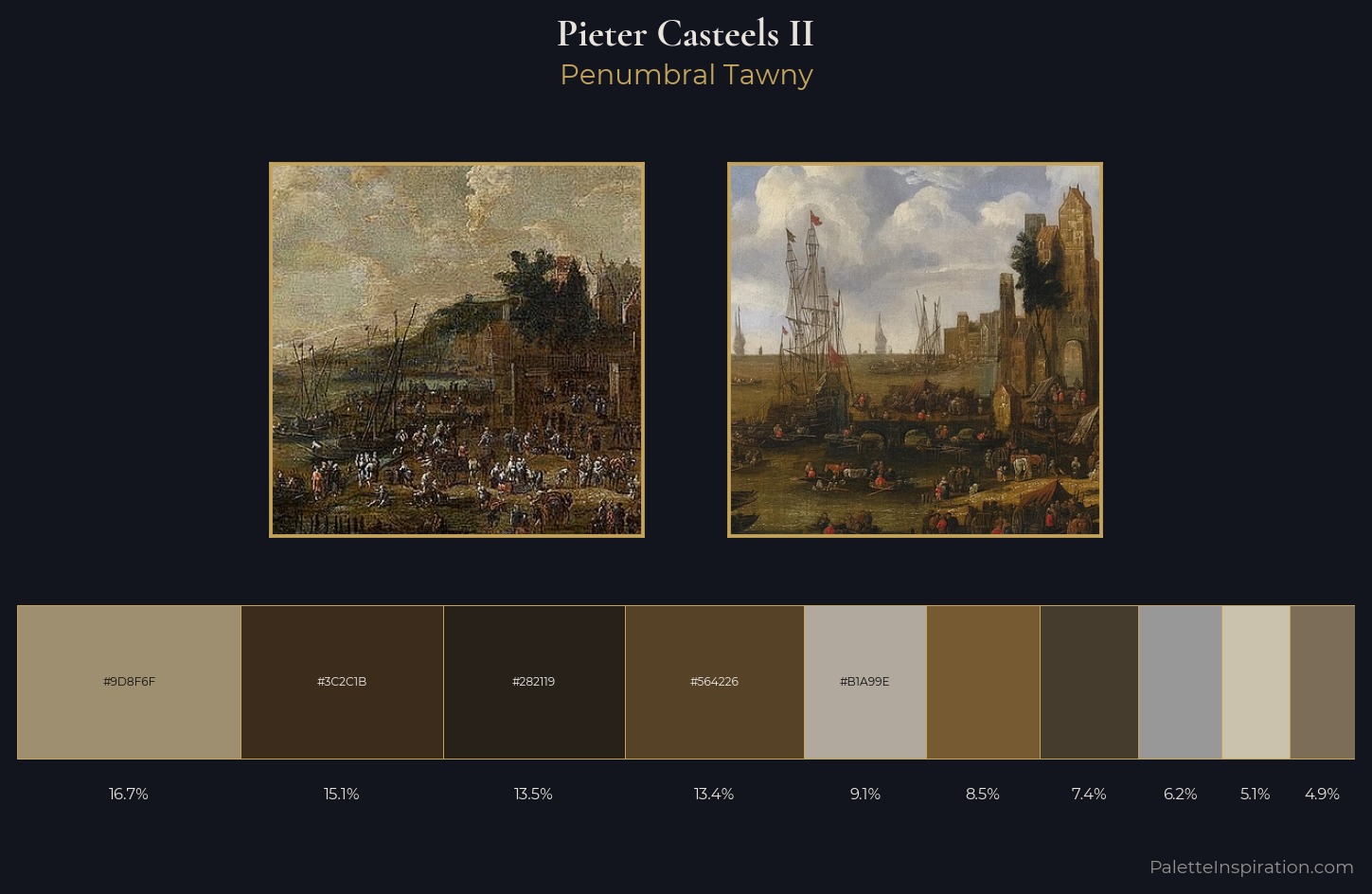 Pieter Casteels II Palette 3 — Penumbral Tawny
