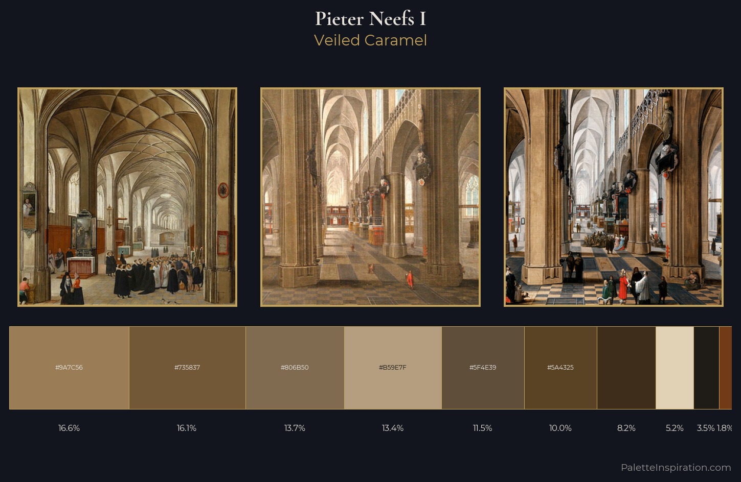 Pieter Neefs I Palette 1 — Veiled Caramel