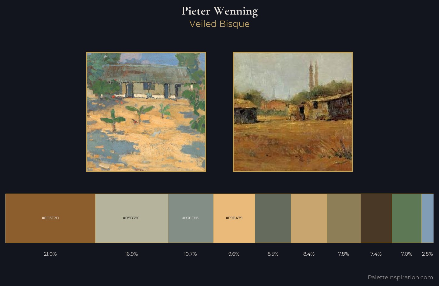 Pieter Wenning Palette 2 — Veiled Bisque