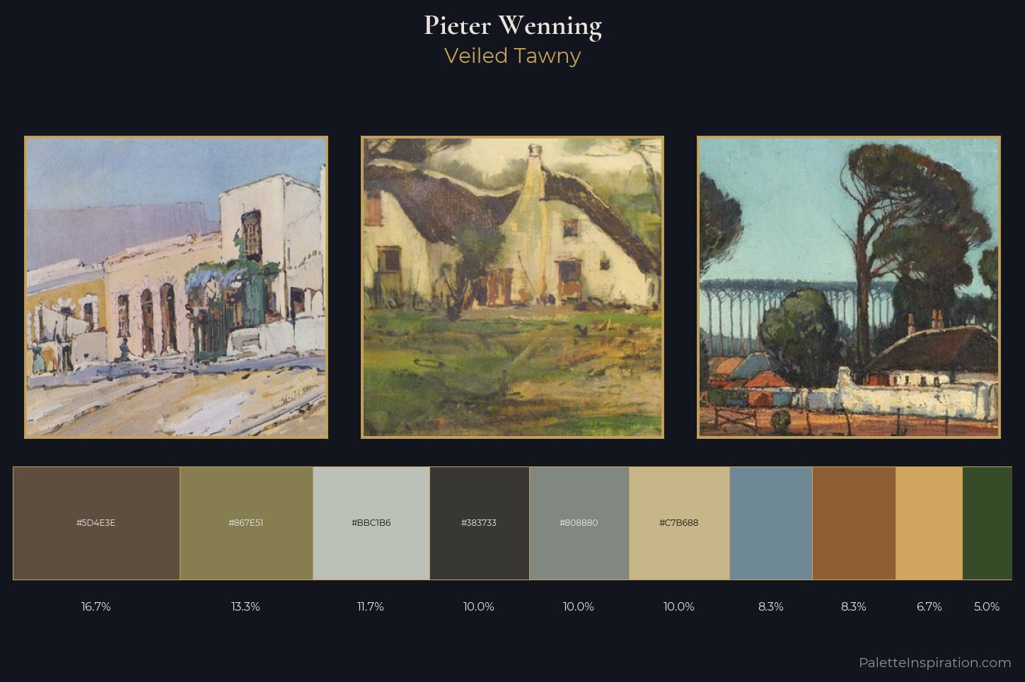 Pieter Wenning Master Palette — Veiled Tawny