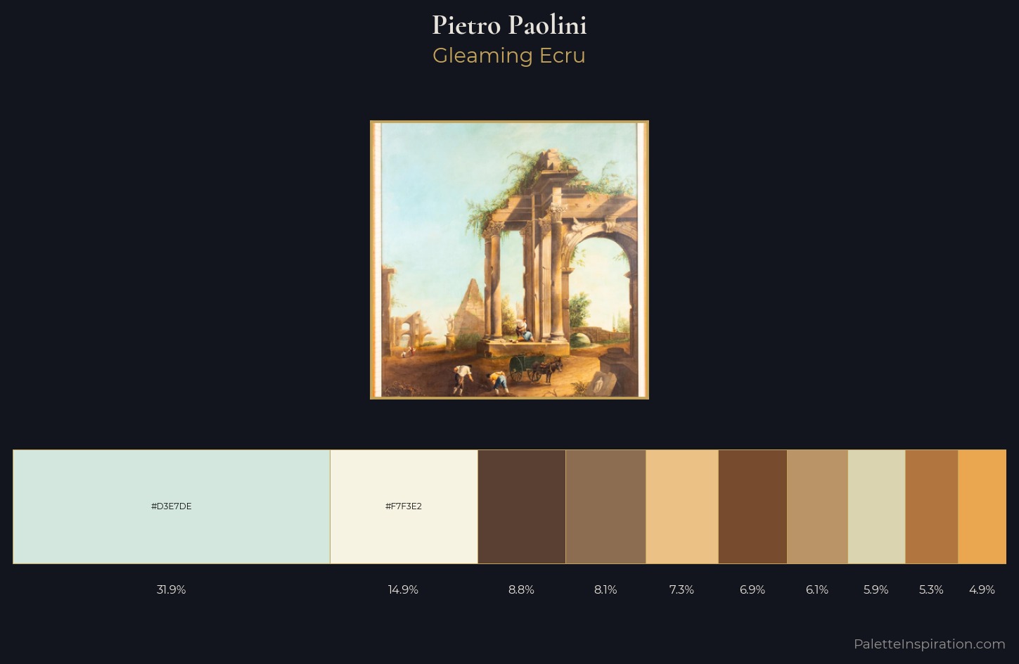 Pietro Paolini Palette 1 — Gleaming Ecru