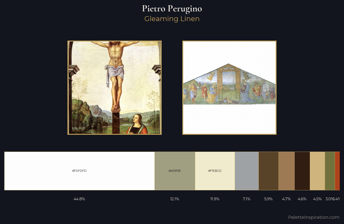 Pietro Perugino Palette 1 — Gleaming Linen