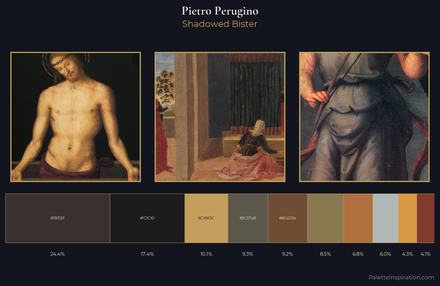 Pietro Perugino Palette 11 — Shadowed Bister