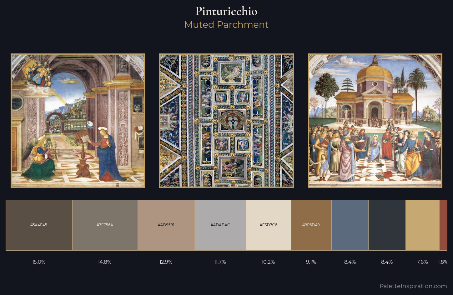 Pinturicchio Palette 2 — Muted Parchment