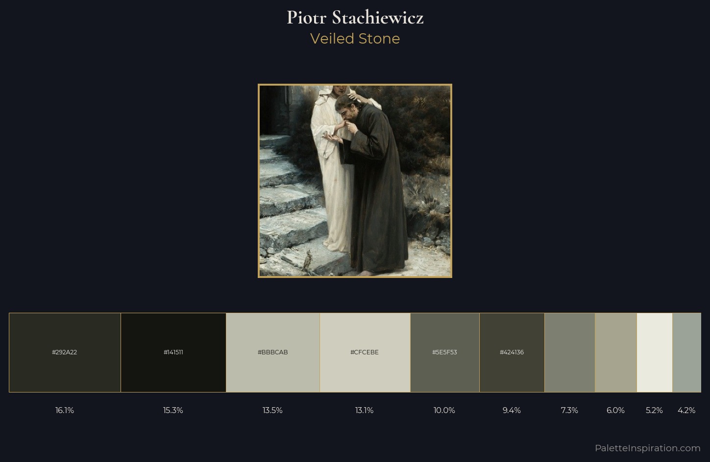 Piotr Stachiewicz Palette 1 — Veiled Stone