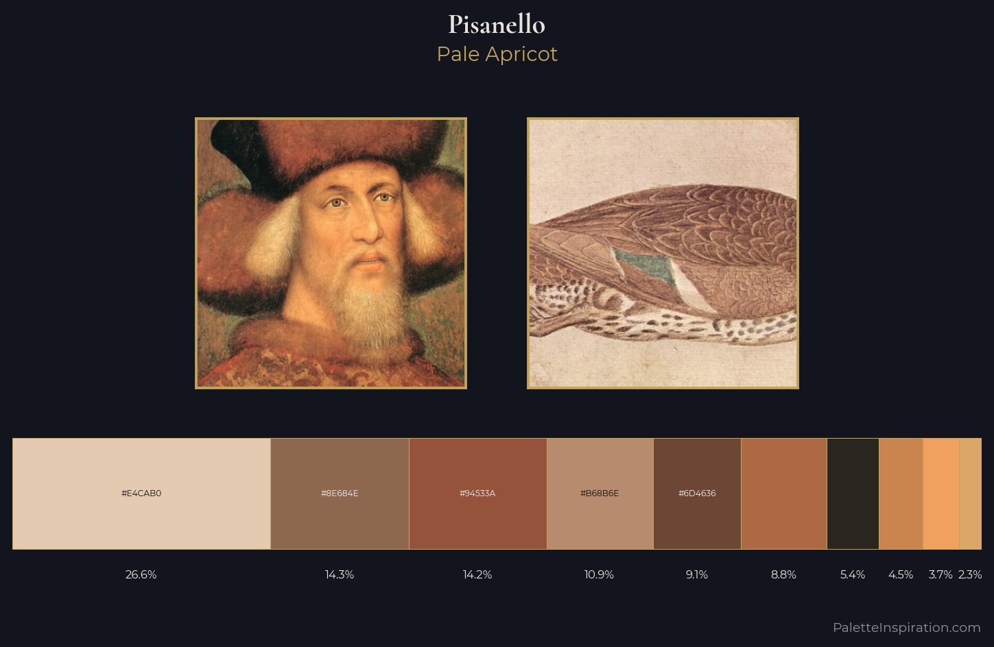 Pisanello Palette 2 — Pale Apricot