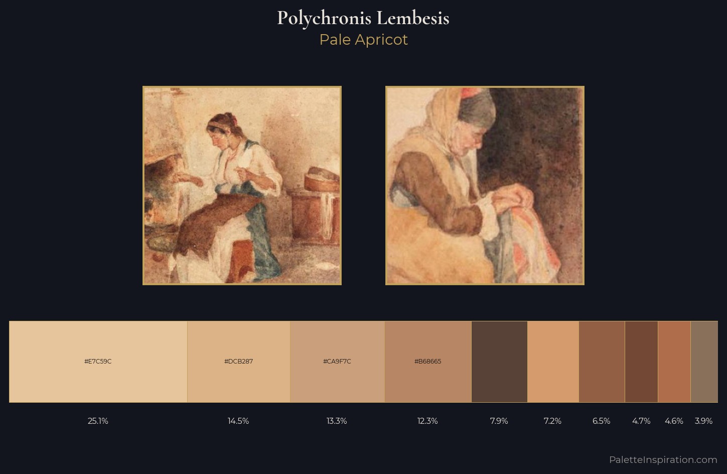Polychronis Lembesis Palette 2 — Pale Apricot