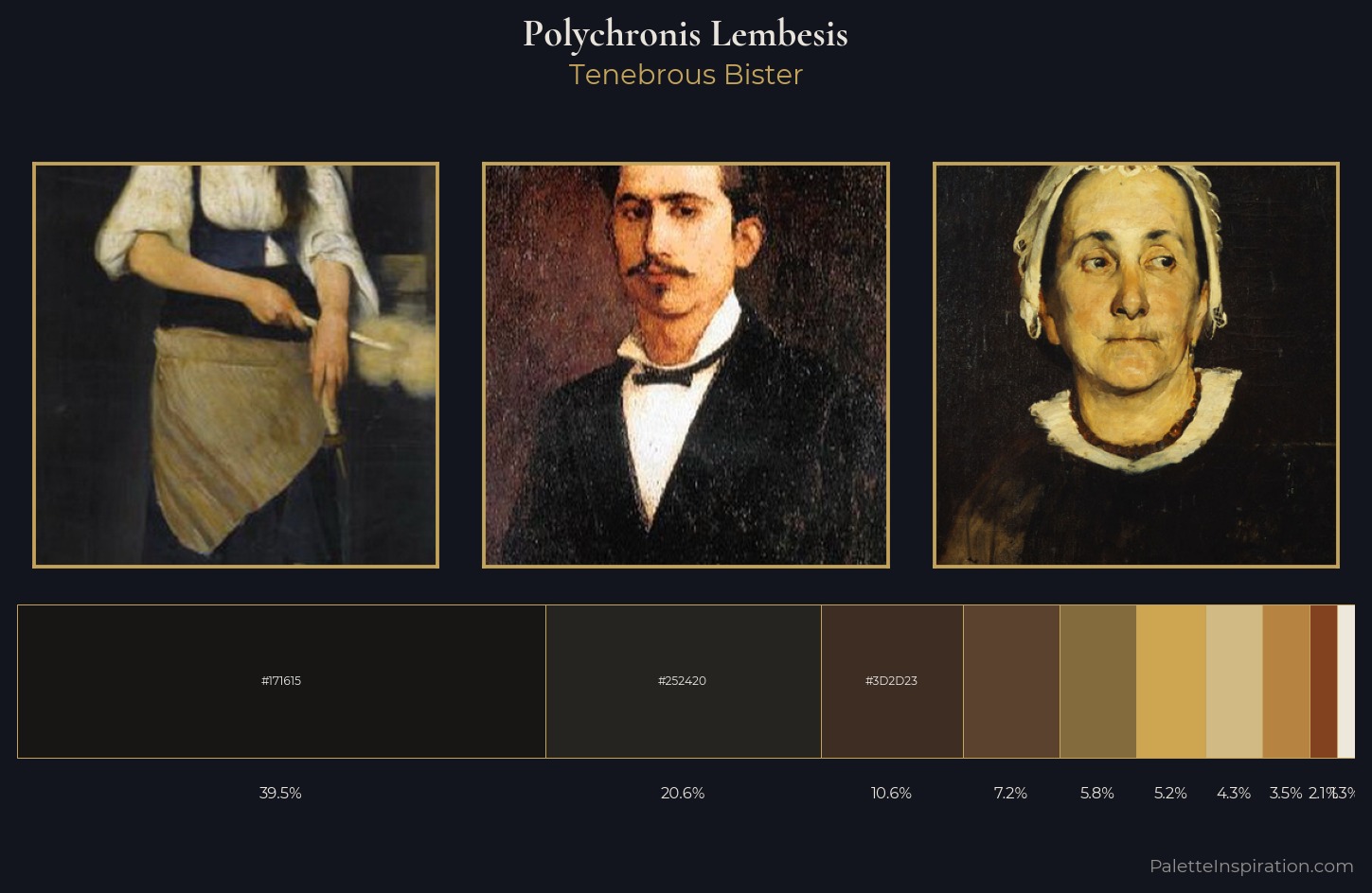 Polychronis Lembesis Palette 5 — Tenebrous Bister
