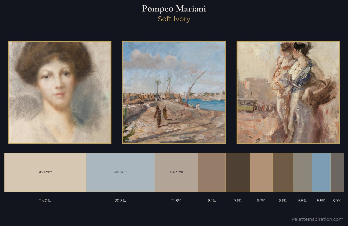 Pompeo Mariani Palette 2 — Soft Ivory
