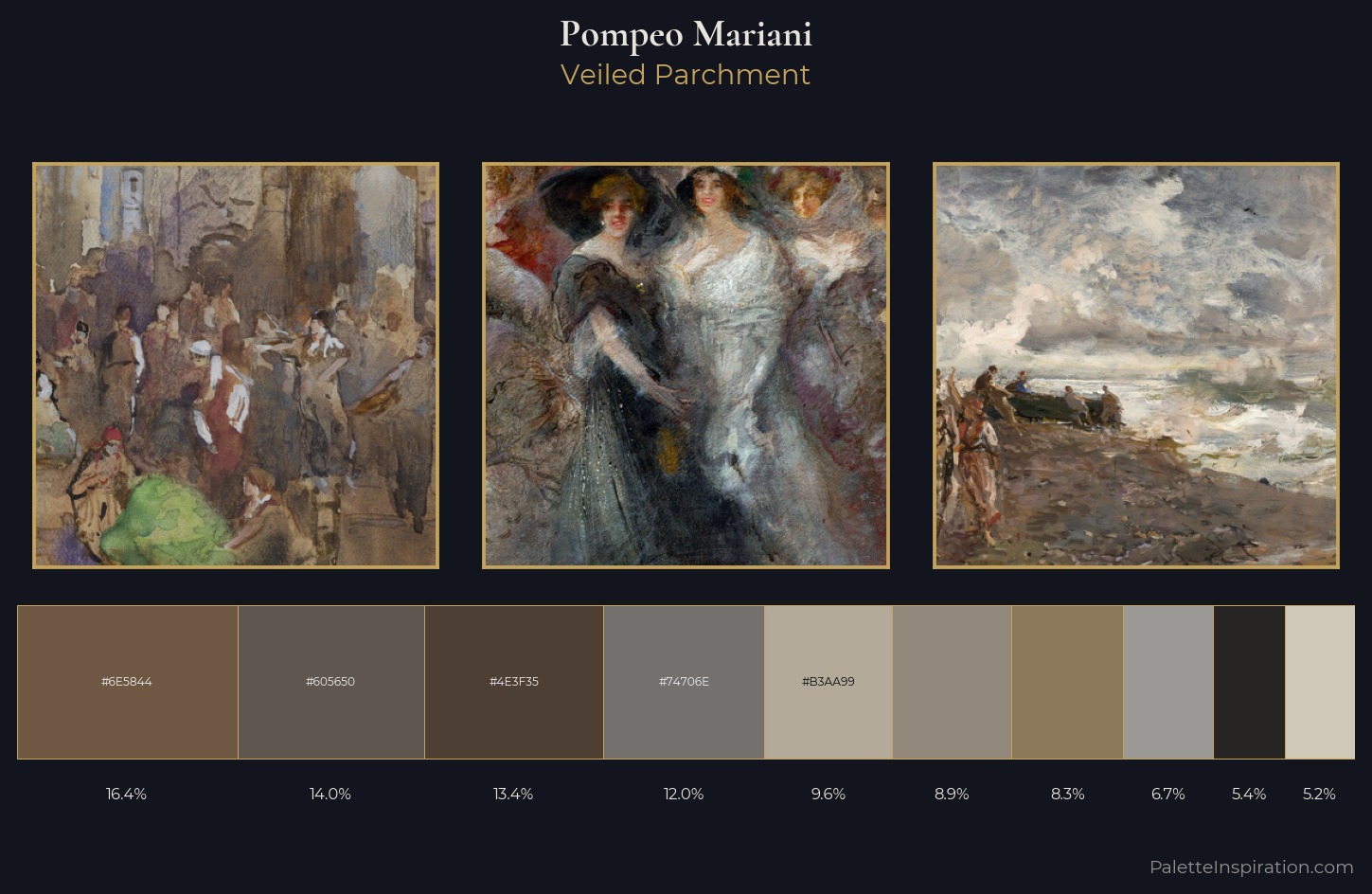 Pompeo Mariani Palette 3 — Veiled Parchment