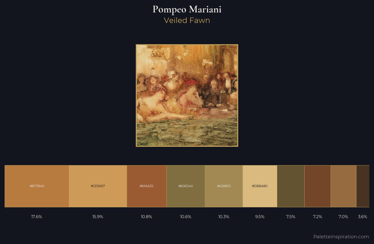 Pompeo Mariani Palette 4 — Veiled Fawn