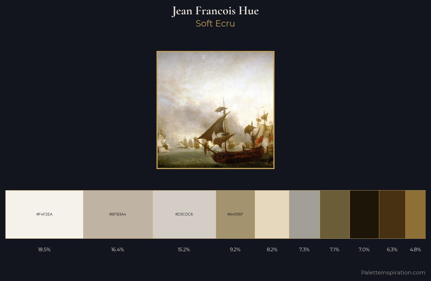 Jean Francois Hue Palette 1 — Soft Ecru