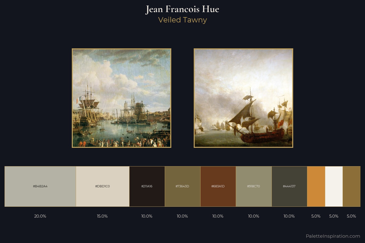 Jean Francois Hue Master Palette — Veiled Tawny