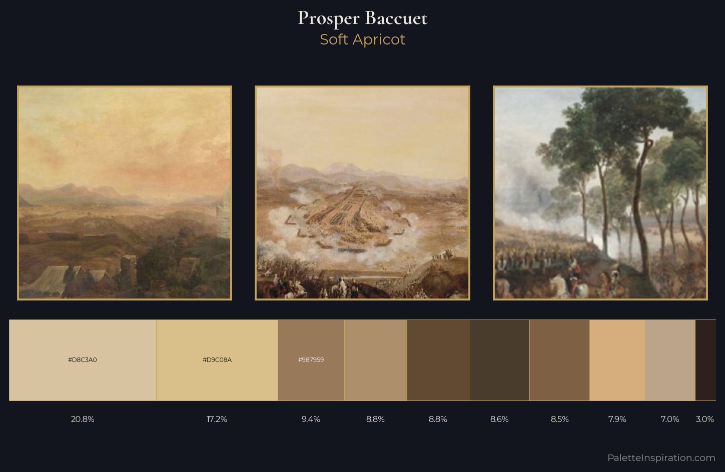 Prosper Baccuet Palette 3 — Soft Apricot