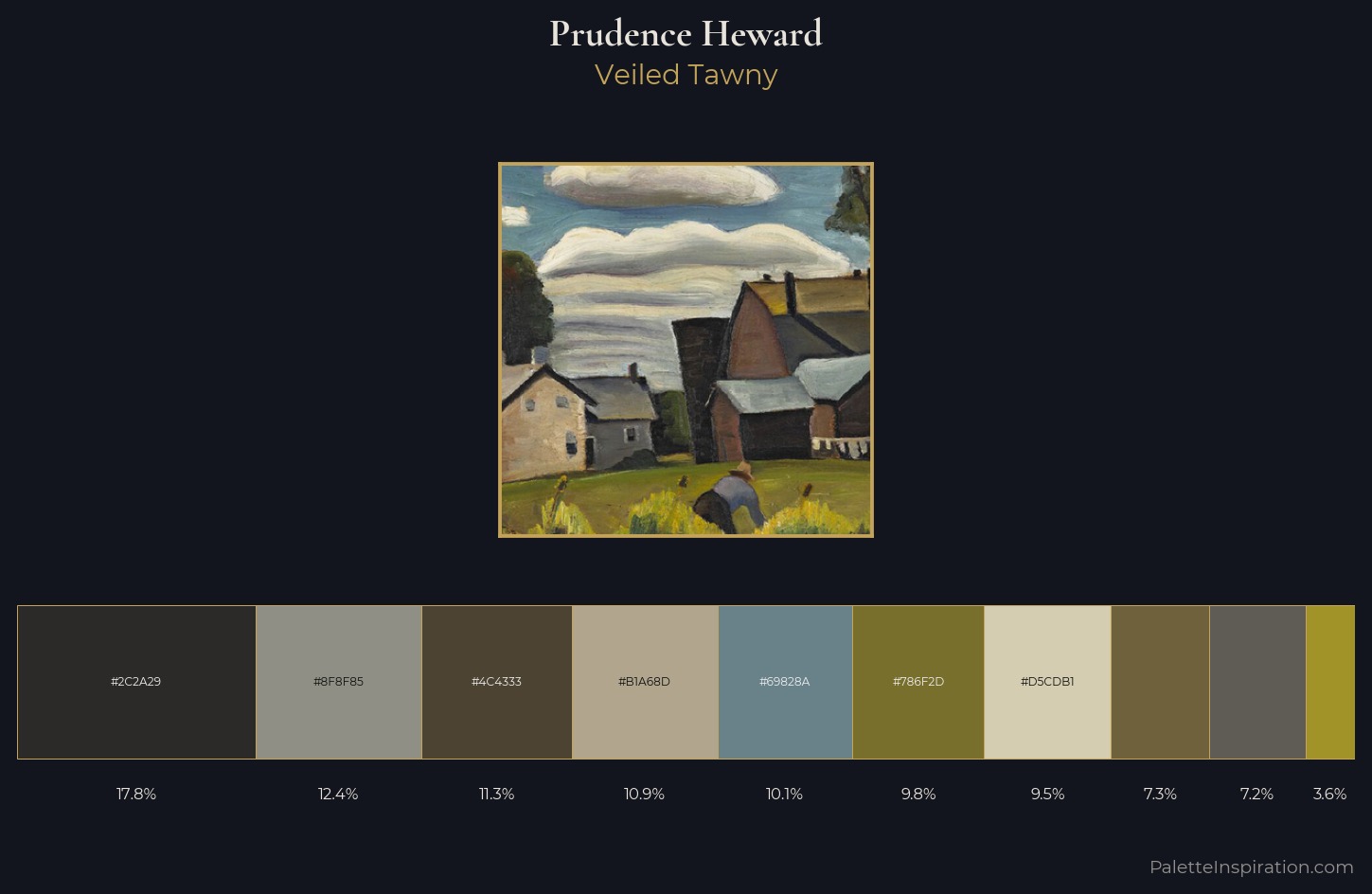 Prudence Heward Palette 2 — Veiled Tawny