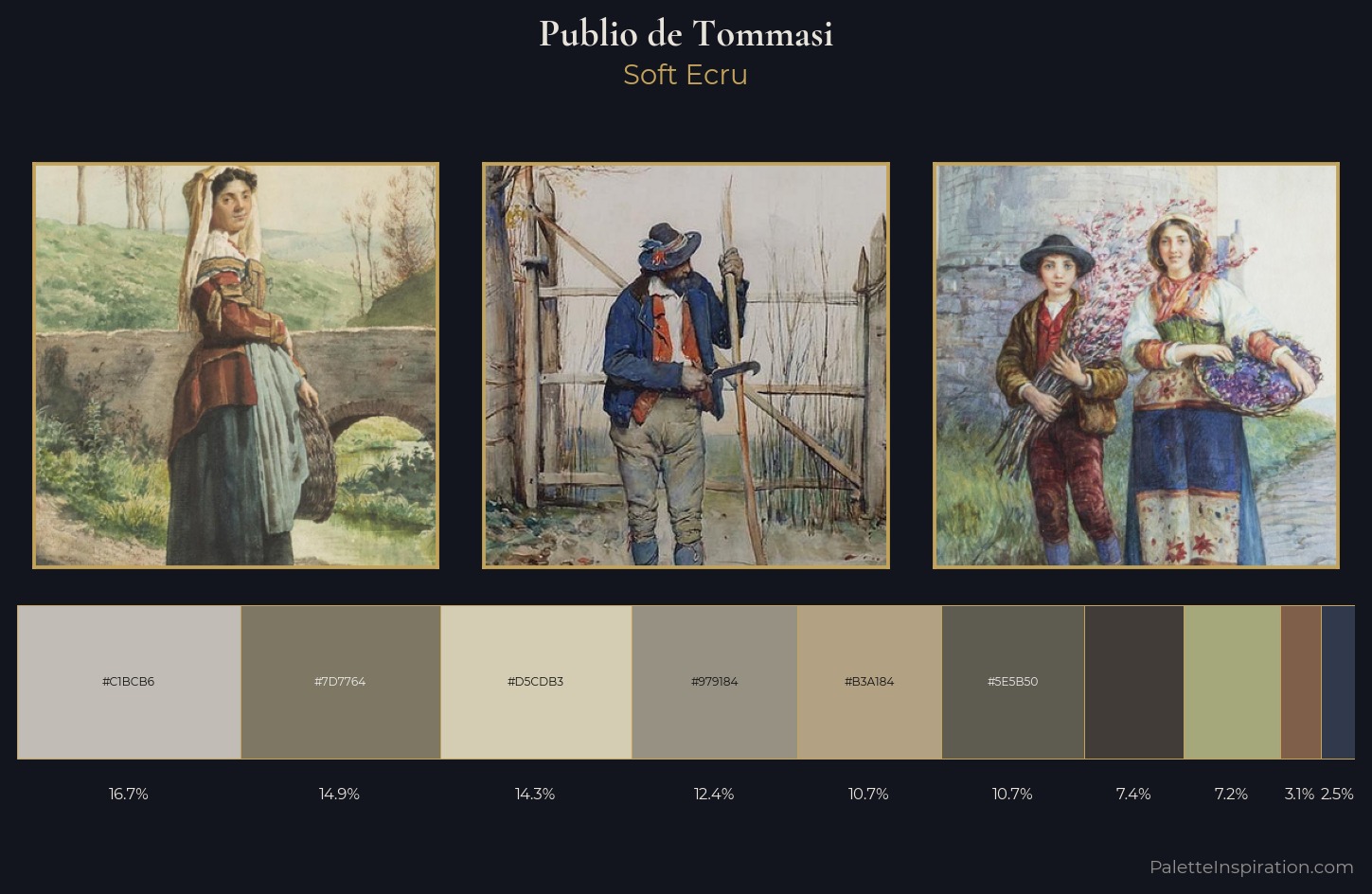 Publio de Tommasi Palette 2 — Soft Ecru