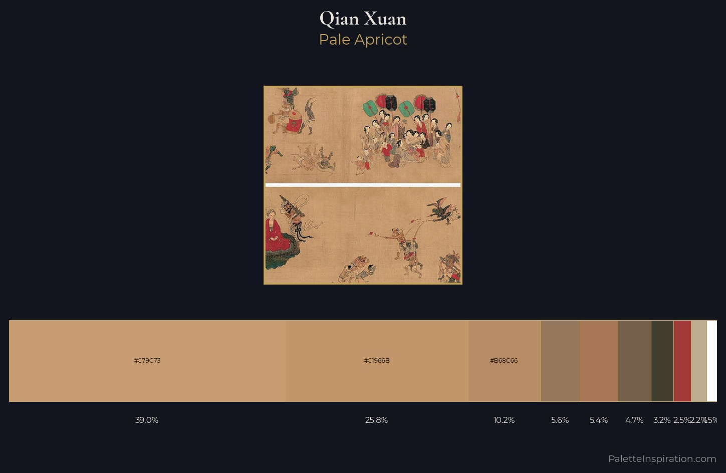 Qian Xuan Palette 2 — Pale Apricot