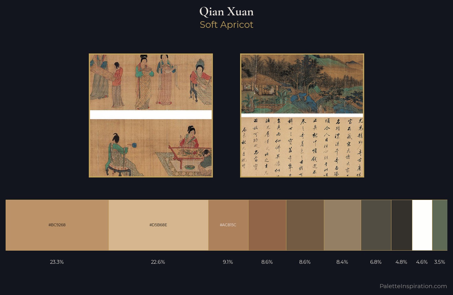 Qian Xuan Palette 4 — Soft Apricot