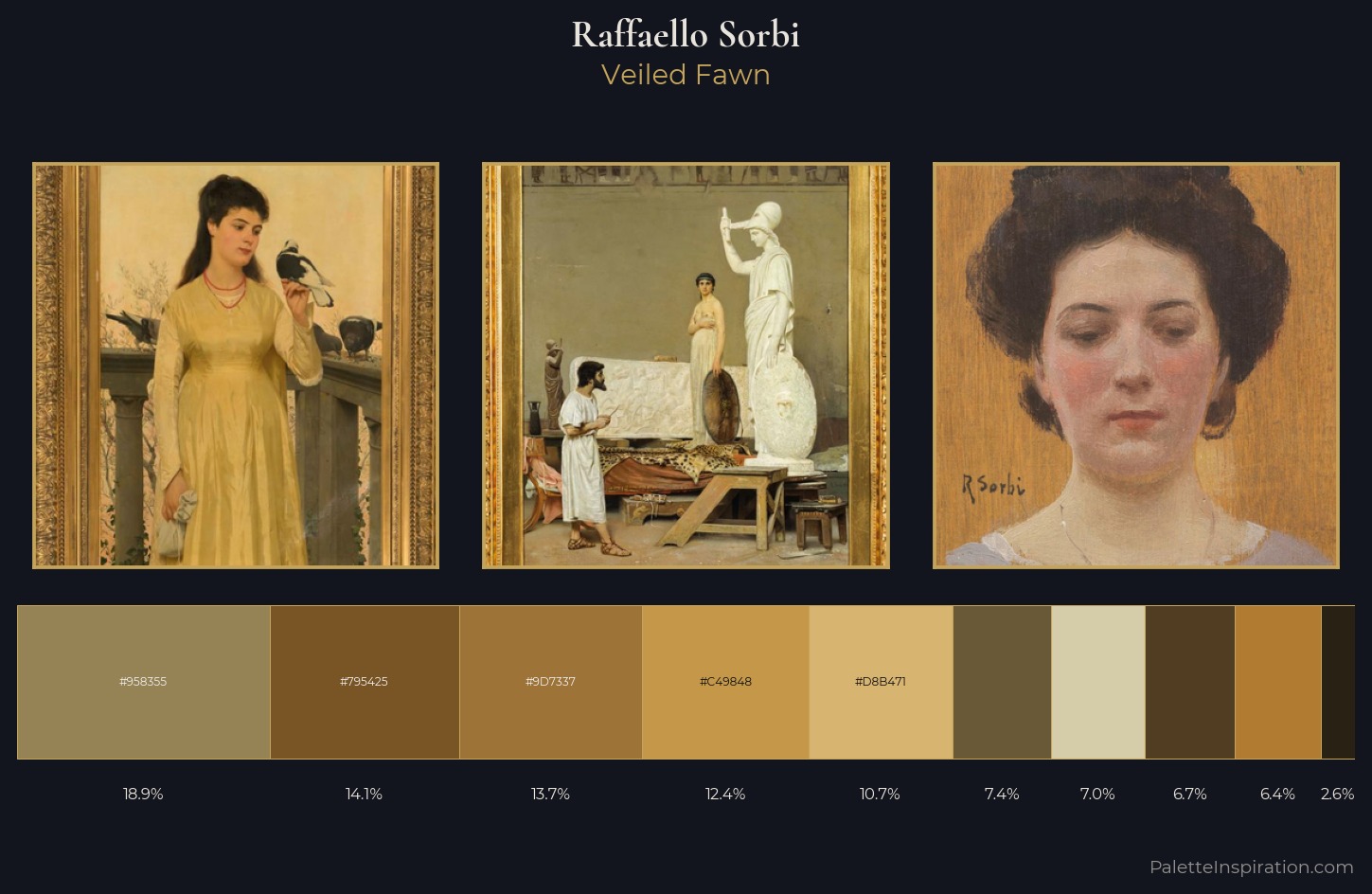Raffaello Sorbi Palette 3 — Veiled Fawn
