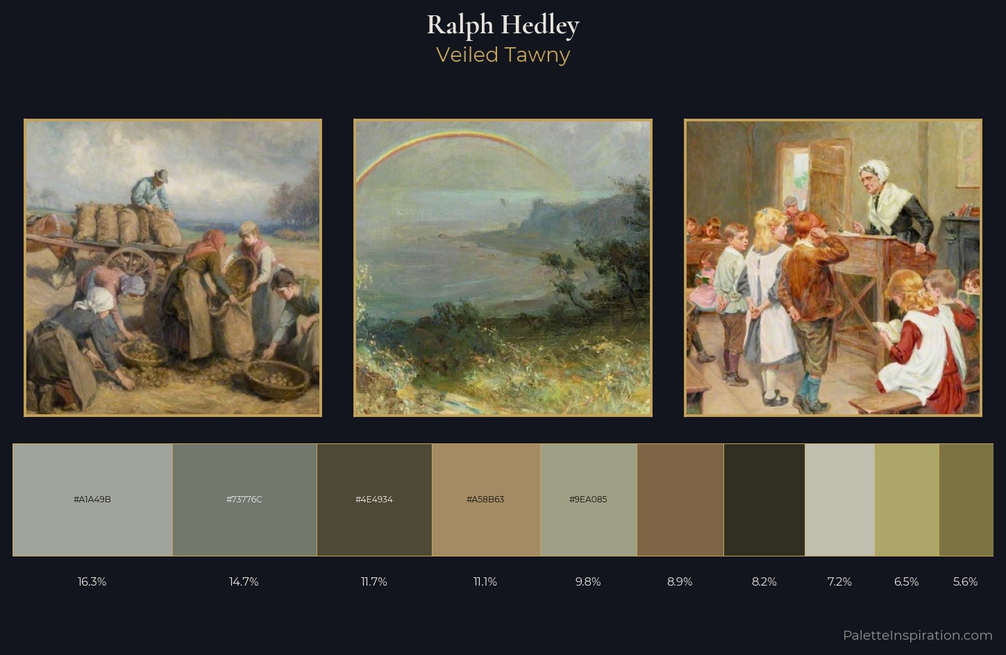 Ralph Hedley Palette 1 — Veiled Tawny