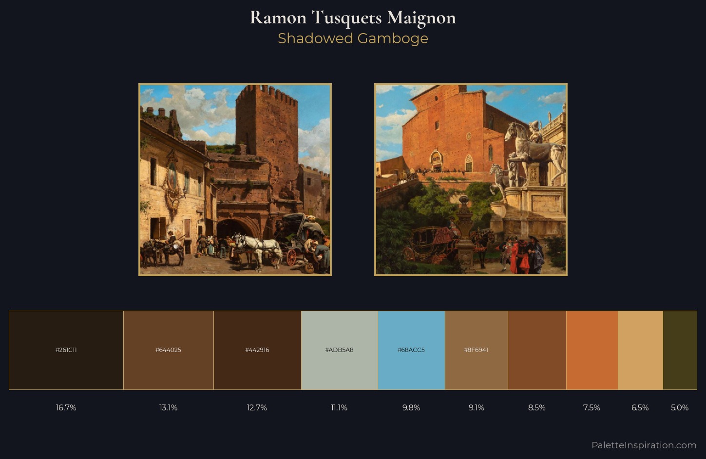 Ramon Tusquets Maignon Palette 2 — Shadowed Gamboge