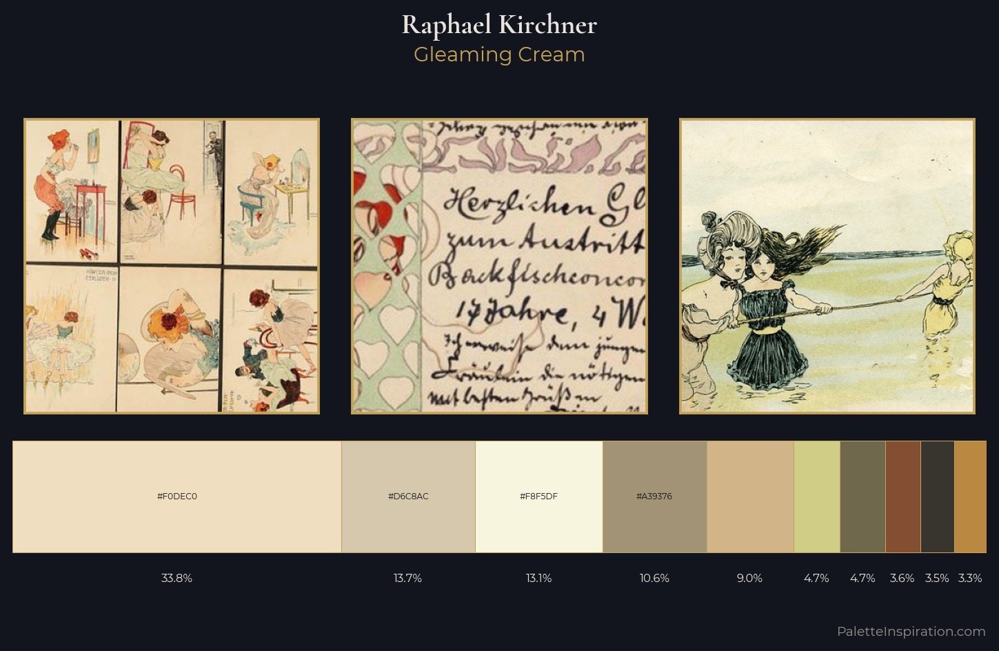 Raphael Kirchner Palette 7 — Gleaming Cream