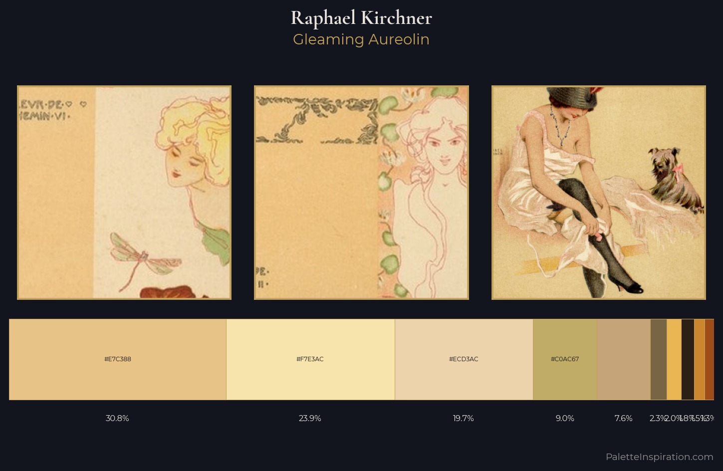 Raphael Kirchner Palette 8 — Gleaming Aureolin