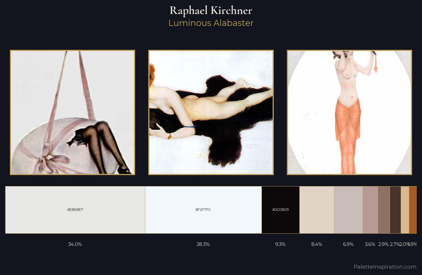 Raphael Kirchner Palette 9 — Luminous Alabaster