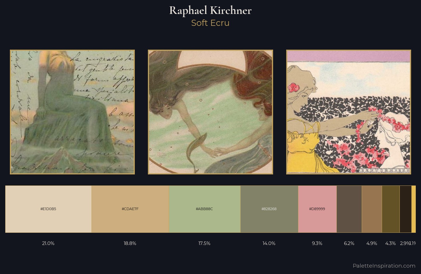 Raphael Kirchner Palette 16 — Soft Ecru