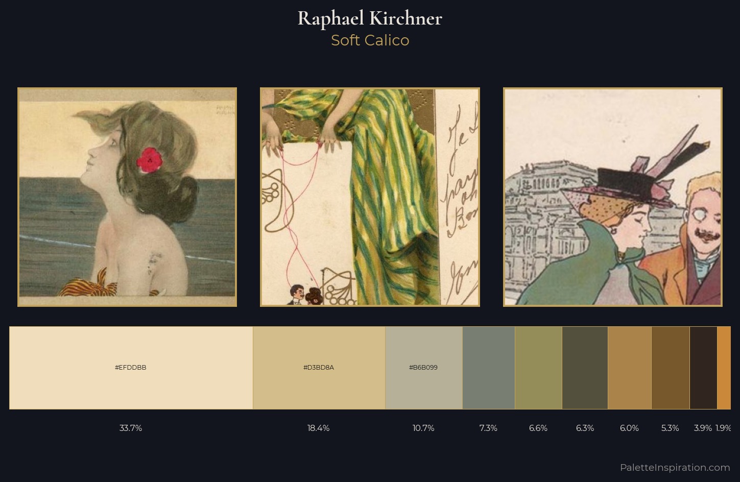 Raphael Kirchner Palette 17 — Soft Calico
