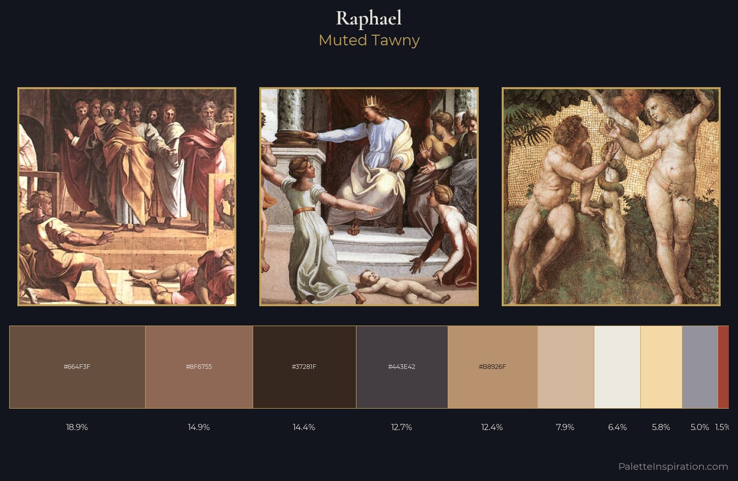 Raphael Palette 3 — Muted Tawny