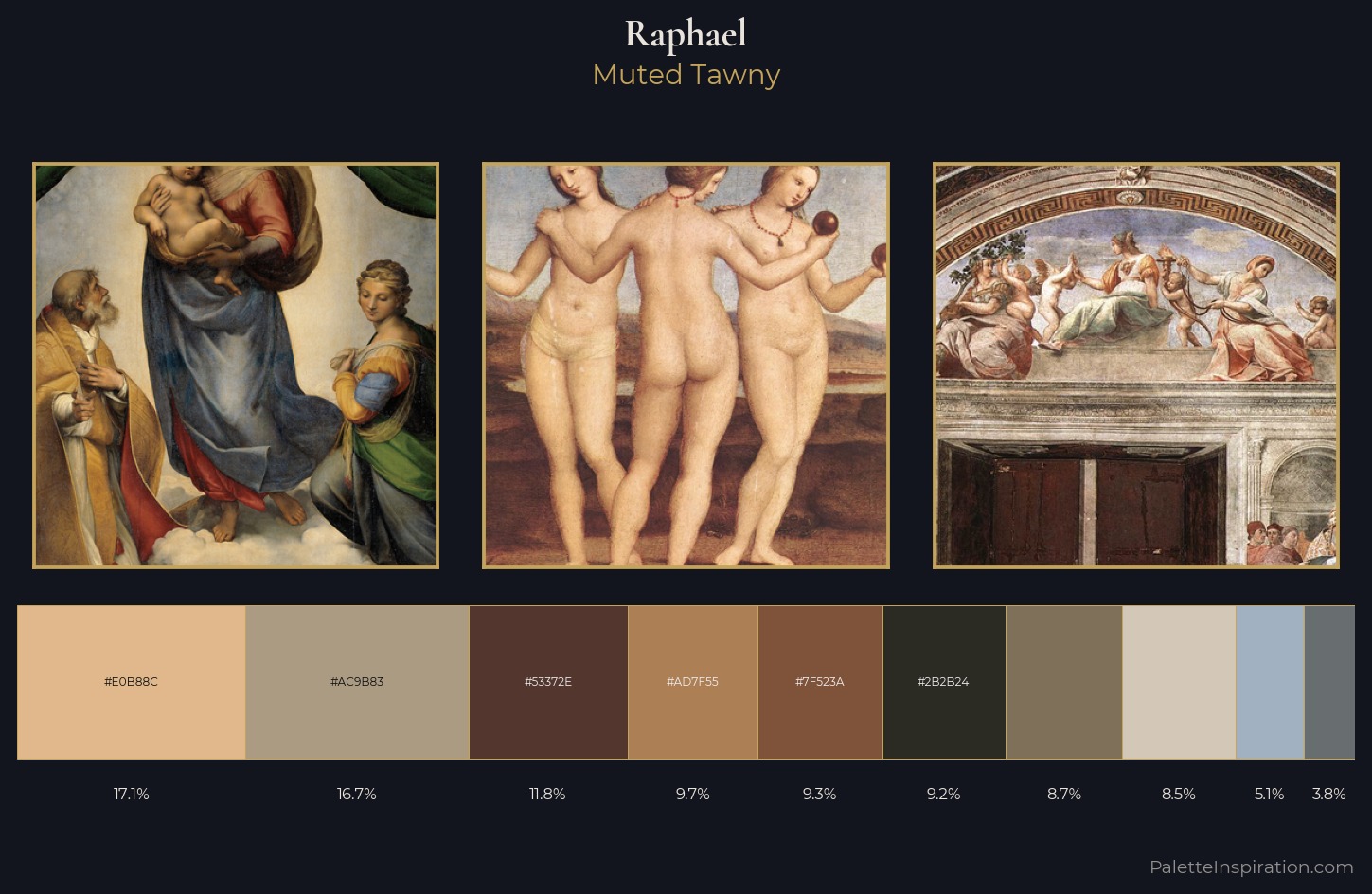 Raphael Palette 8 — Muted Tawny