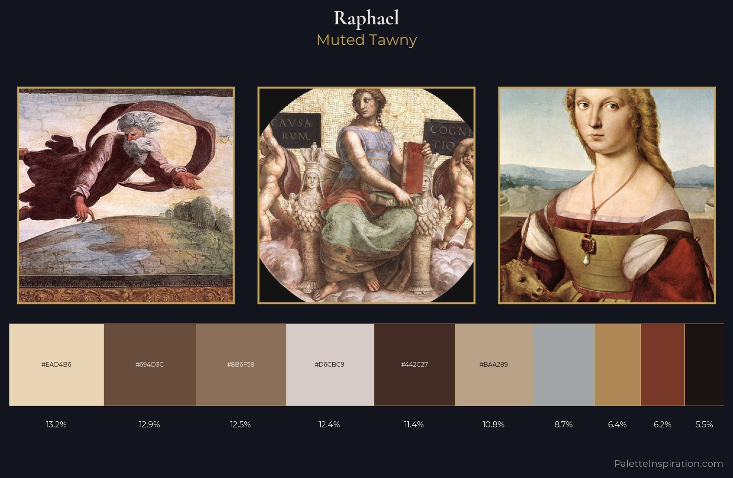 Raphael Palette 9 — Muted Tawny