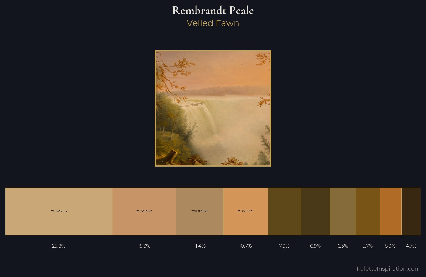 Rembrandt Peale Palette 6 — Veiled Fawn